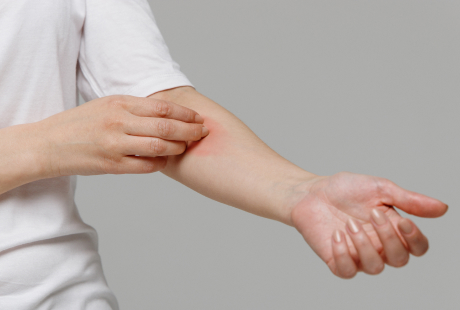 При дискомфорте и зуде